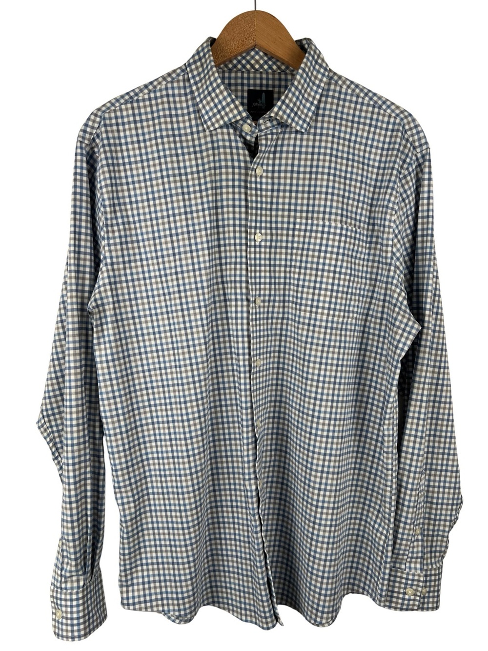 Johnnie O Button Up Shirt Shelby Prep Formance Golf Long Sleeve Mens Large